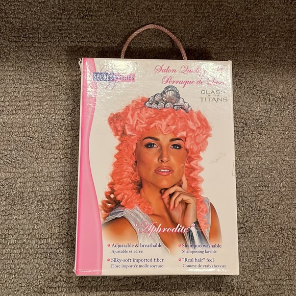 APHRODITE WIG Clash of the Titans Anime Cosplay Adult Costume Accessory. - Picture 5 of 15